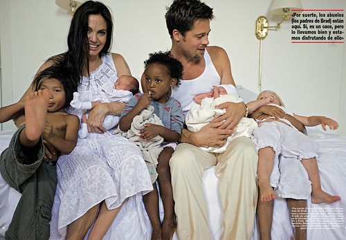 Angelina Jolie Brad Pitt familia 6