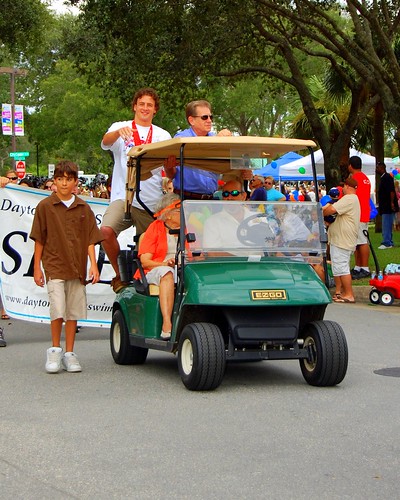 Well anyway, here's Ryan Lochte at a parade in Port Orange, 