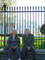 Mom and Dad Outside the Whitehouse