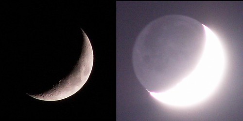 Moon and Earthshine
