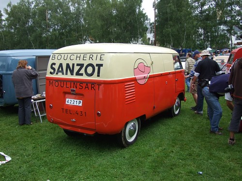 1950 Vw Transporter panel boucherie Sanzot Moulinsart by Wouter Duijndam