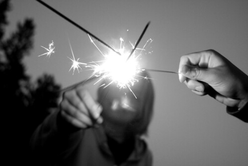 Copy of Sparklers black and white