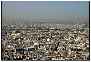 Vista des de la Basílica del Sacré-Coeur, Paris (France)