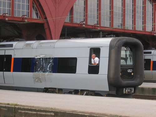 EMU trains at Malmo C station