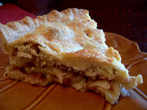 Double Crusted Cheddar Apple Pie