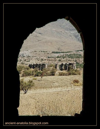 Looking Thru Ancient Window of Antioch City in Pisidia
