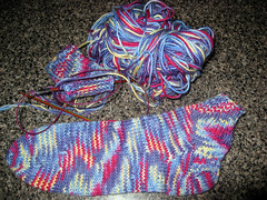 beck's socks in progress