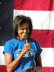 Michelle Obama honors US troops