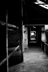 Auschwitz Birkenau - inside a women's barrack