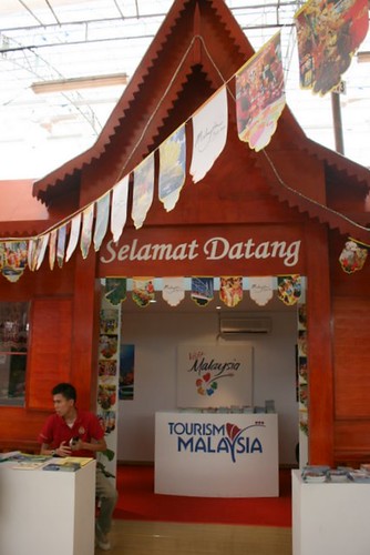 There's even a Visit Malaysia tourism booth!