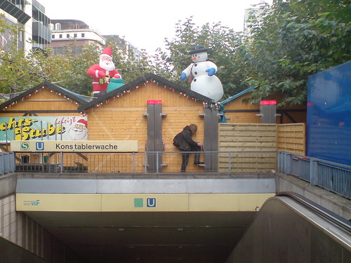 Mini Hangout auf der Zeil während der Weihnachtszeit 2006