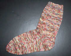 Creatively Dyed Sock 1