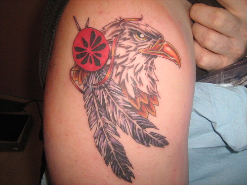 eagle feather tattoo. eagle feathers