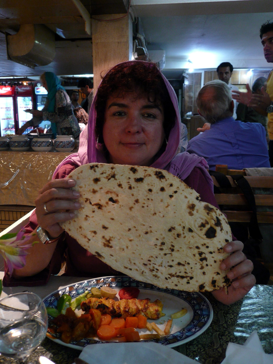 pan iraní y kebab
