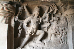 ヒンズー寺院の彫刻。たぶんシヴァ神