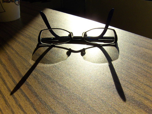 janice left her glasses on my desk