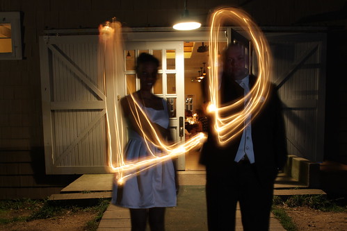 SOOTC Long exposure last night with bride and groom
