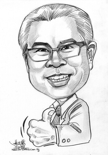 Caricature for Singapore Chinese Chamber of Commerce & Industry