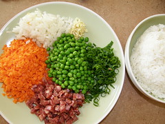 Ingredients for fried rice