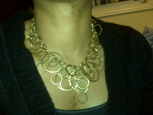 MoonRox.ca Brass circle Necklace