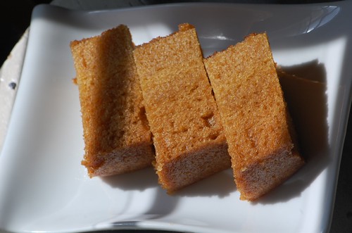 malai kou (steamed brown sugar cake)