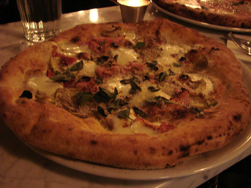 Artichoke  Pancetta Pizza