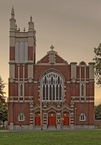 Visitation-Saint Ann Shrine, in Saint Louis, Missouri, USA - exterior front