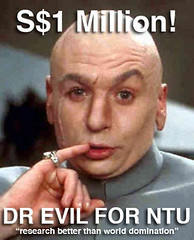Dr Evil to go to NTU