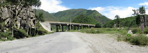 Old China National Highway 109 and new expressway to Xining, Qinghai Province, China