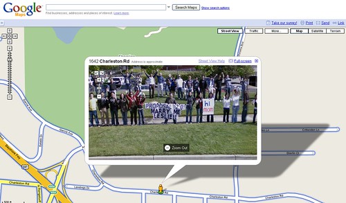 Marriage Proposal On Google Earth