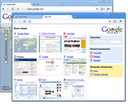 Thumb Google Chrome, un nuevo navegador