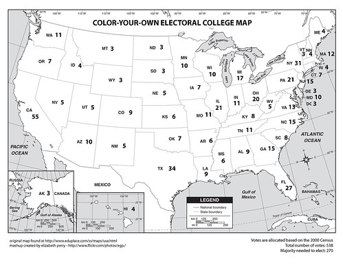 Color-your-own electoral map