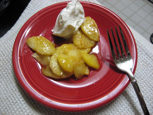 Apples and Cinnamon, with Cool Whip