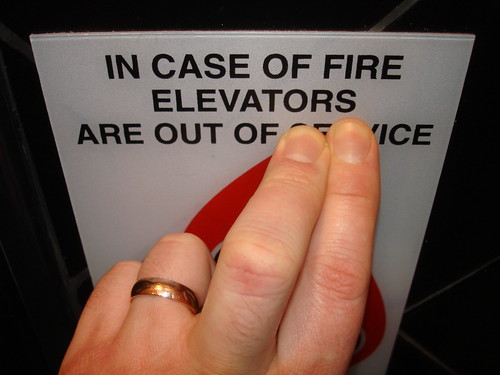 In Case of Fire Elevators Are Out of Ice
