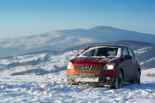 Nissan In Snow