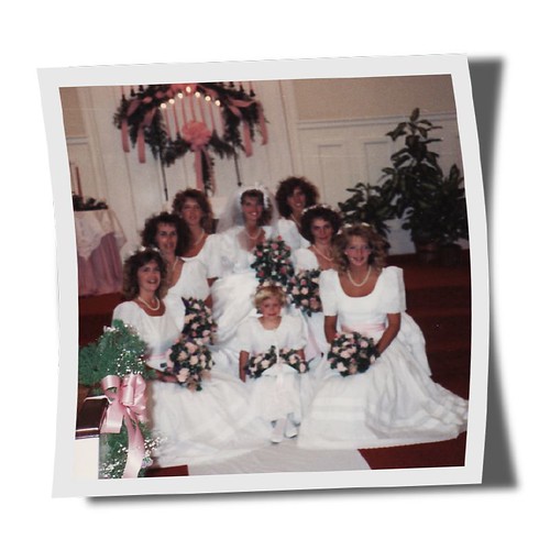 bridesmaids polaroid