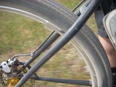 Spot steel 29er mountain bike with belt drive