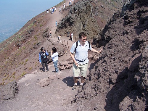 On Top of the Vesuvius, Italy