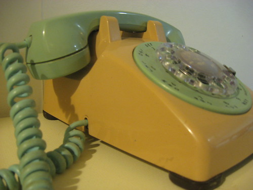 Awesome Two-toned rotary phone by jerkytourniquet.