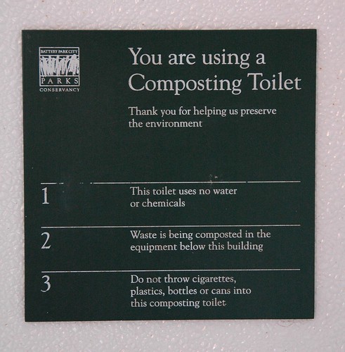 You are using a composting toilet