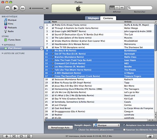 Ronan's iPod shuffle 1GB Summer 08 Hits II