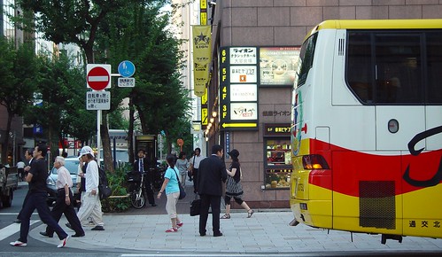 Ginza street.