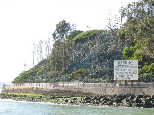 Alcatraz Island - Approaching the dock