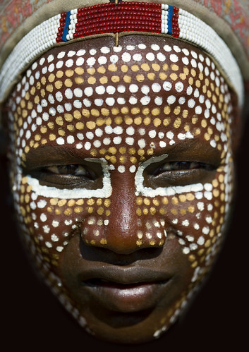 Erbore tribal make up Ethiopia by Eric Lafforgue