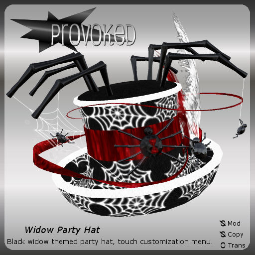 [ P ] Widow Party Hat