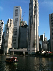 Part of Singapore skyline