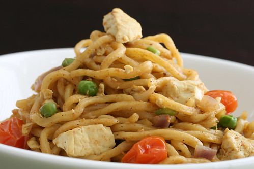 Curry Tofu Noodle Stir-Fry