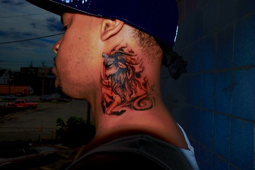 Neck Tattoo done by Joe at Asgard Ink tattoo studio by theeric11711