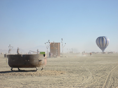 Hot Air Balloon on the Playa