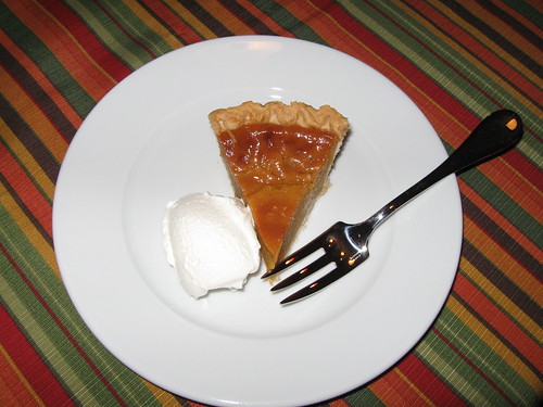 Pumpkin pie slice by MelanitaC.